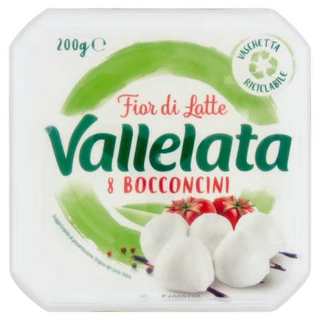 Bocconcini di Mozzarella Fresca, 200 g, 8 Pezzi